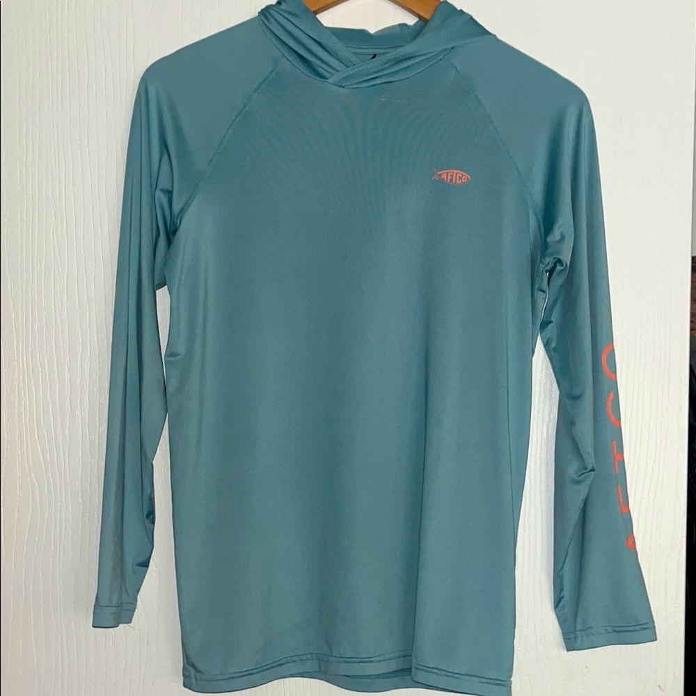 AFTCO - Hooded Fishing & Sun Shirt - Youth Large